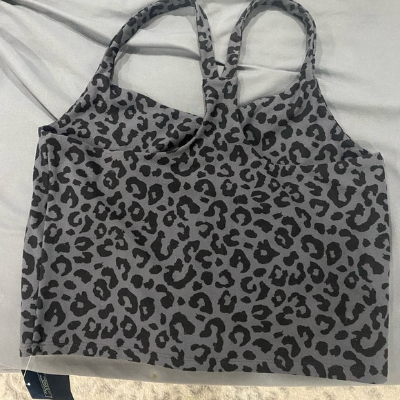NWT Abercrombie gray cheetah tank - Picture 3 of 5